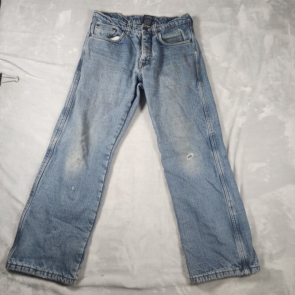 Smiths Workwear‎ Jeans Mens 30 x 30 Fleece Lined Insulated Blue Denim Pants